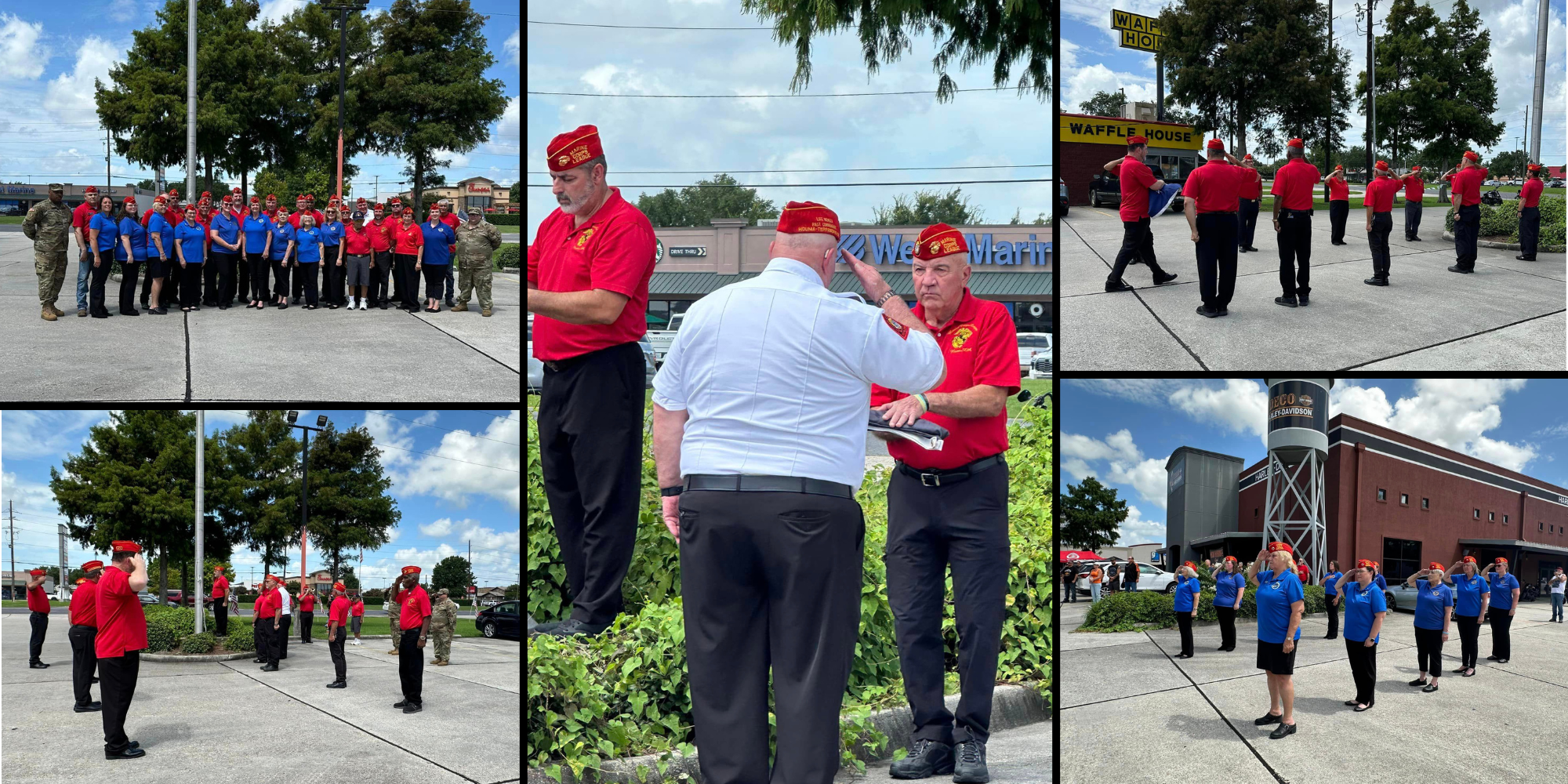 Harley Davidson Flag Ceremony